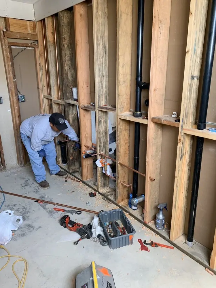 Commercial rough-in plumbing for Gas Line Repair in Brownlee Woods